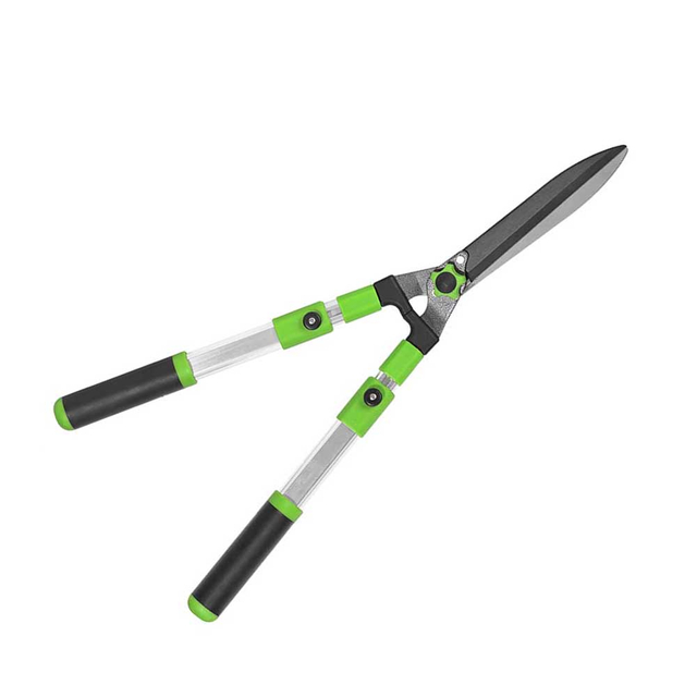 Professional Telescopic Tree Pruner - HRC50-60 Steel Blade, Teflon Coated, 2-Section Aluminum Pole, 1255g