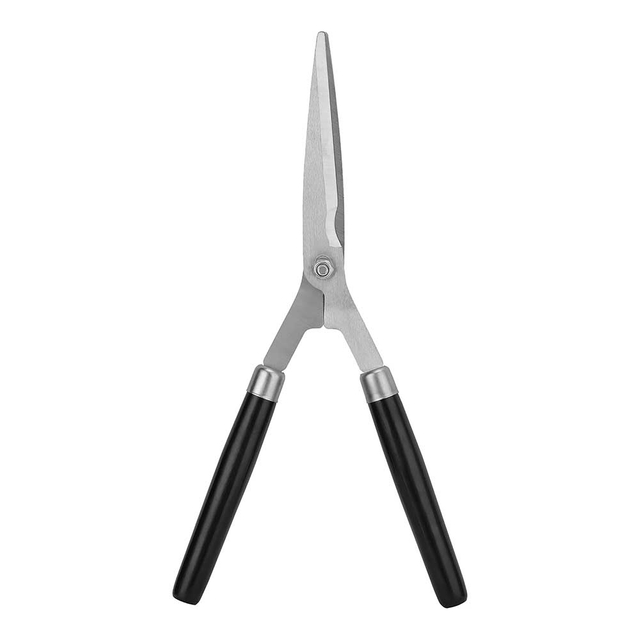 Premium Wood Handle Hedge Shears - HRC50-60 Chrome Blade, China Ash Wood Handle, 500mm Professional Garden Tool