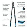 OEM/ODM Wholesale Steel Lopping Shear Ergonomic Pp Fiber Grip for Garden Tree Pruning Supplier