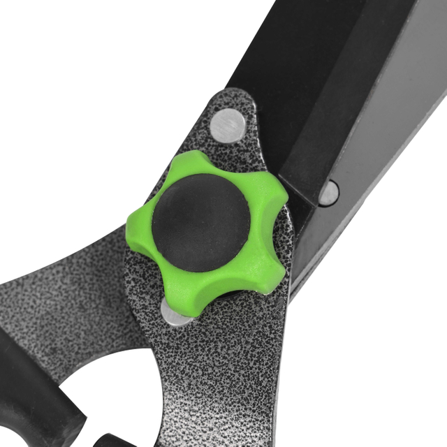 Professional Telescopic Tree Pruner - HRC50-60 Steel Blade, Teflon Coated, 2-Section Aluminum Pole, 1255g