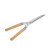 Premium Wood Handle Hedge Shears - Razor-Sharp HRC50-60 Polished Blades, Durable Hardwood Handle, Professional 500mm Garden Trimmer