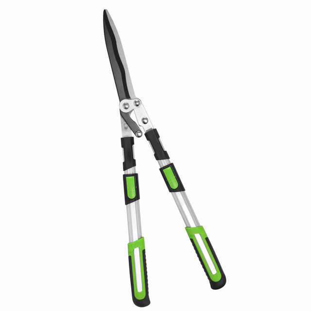 Premium Professional Telescopic Tree Pruner - Teflon Coated Blade, Anti-Slip TPR Grip, Lightweight Extendable Aluminum Pole 