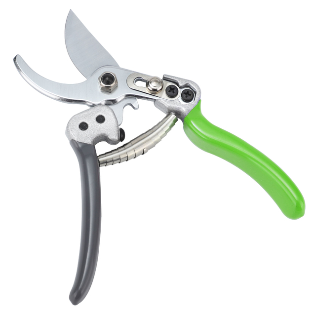 Professional garden pruning shear- SK5 Steel Anvil Pruner - 20mm Capacity, Lightweight Aluminum Handle