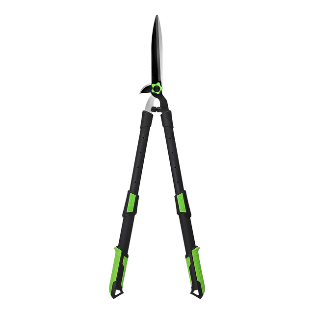 Professional Double Cutter Head Telescopic Steel Hedge Shear