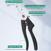The Ultimate Pruning Pro:Garden Shears with Razor-Sharp HRC50 Steel, 15mm Capacity & Ergo TPR Grip for Effortless Cutting