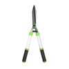 Professional Wavy Blade Hedge Shears - Non-Stick Teflon Coating & Lightweight Aluminum Handle