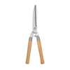 Premium Wood Handle Hedge Shears - Razor-Sharp HRC50-60 Polished Blades, Durable Hardwood Handle, Professional 500mm Garden Trimmer