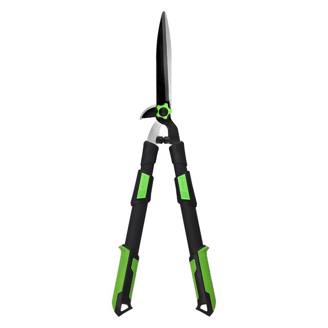 Professional Double Cutter Head Telescopic Steel Hedge Shear