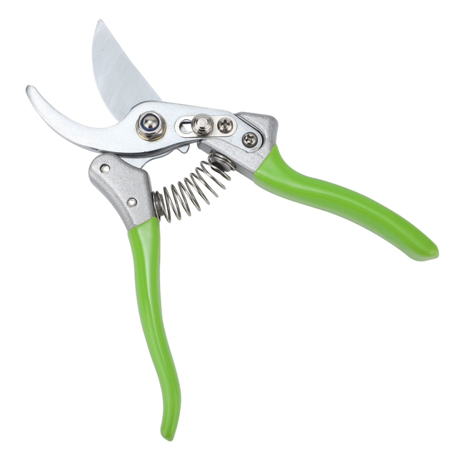 Heavy-Duty Garden Pruning Shears - HRC50 Steel Blades, 15mm Cut, Soft PVC Grip