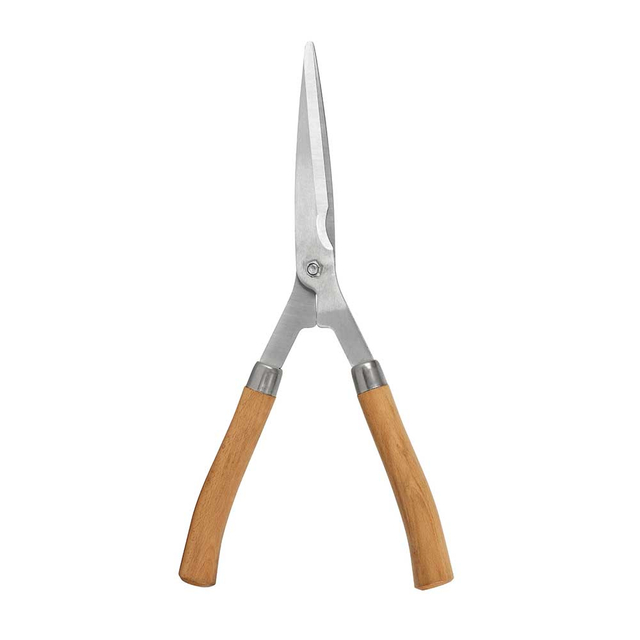 Elegant China Ash Wood Hedge Shears - Master-Crafted with Surgical-Grade HRC50-60 Blades & Ergonomic 500mm Balance