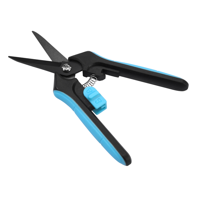 Premium Stainless Steel Mini Garden Pruner Fiber-Reinforced Handle ABS Safety Lock Rose Pruner