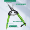 Ultra-Light Precision Micro Snips - 105g, HRC50 Steel Blades, 6mm Capacity, Ergo PVC Grip