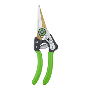 Premium Titanium-Coated Pruning Shears - HRC50 Blade, 15mm Capacity, Ergonomic 256g Design