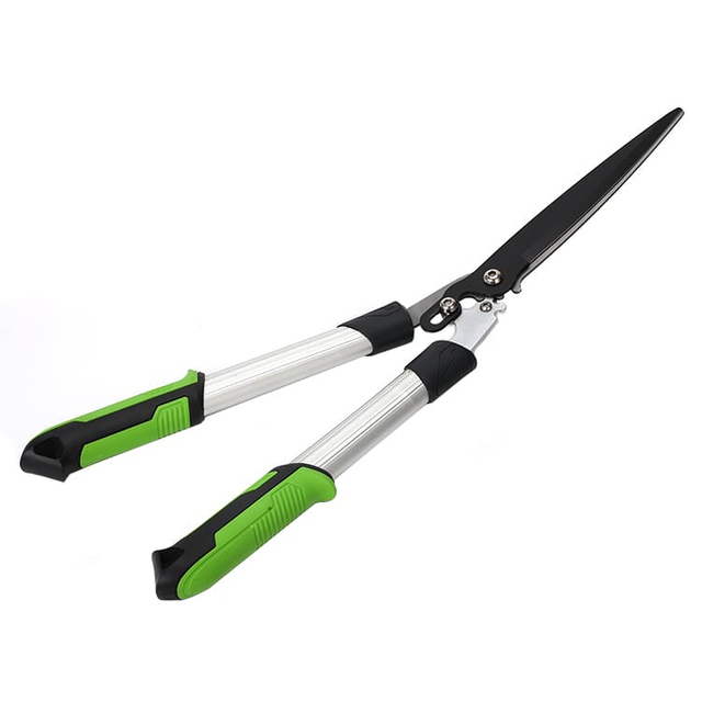 Professional OEM Gear-Driven Hedge Shears - 6MM Cutting Capacity, Heat-Treated Blades, ergonomic garden tools