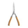 Premium Traditional Wood Handle Hedge Shears - Chrome Plated Blades, China Ash Wood Handle, Professional Garden Trimmer