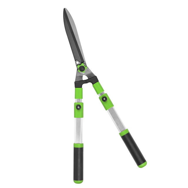 Professional Telescopic Tree Pruner - HRC50-60 Steel Blade, Teflon Coated, 2-Section Aluminum Pole, 1255g