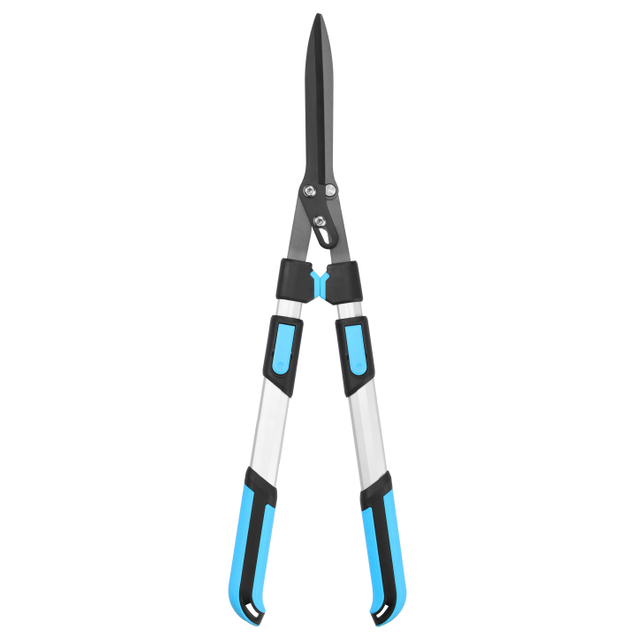 Pro-Grade Telescopic Hedge Shear with PowerBoost Pulley & Shock-Absorbing Handle