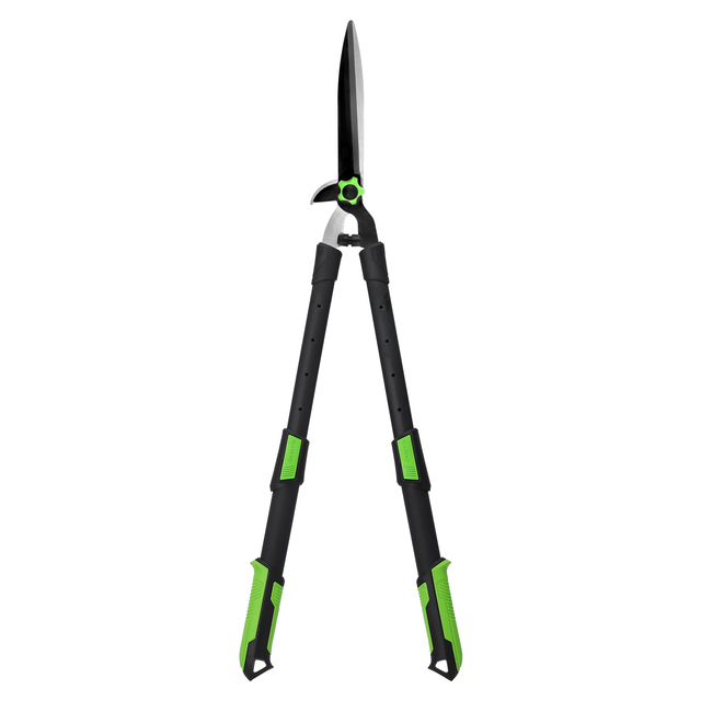 Professional Double Cutter Head Telescopic Steel Hedge Shear