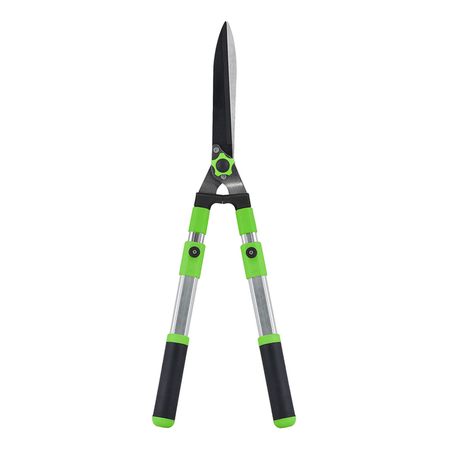 Premium Heedge Shear - HRC50-60 Teflon Blade, Adjustable 657-857mm Aluminum Pole, Ergonomic TPR Grip