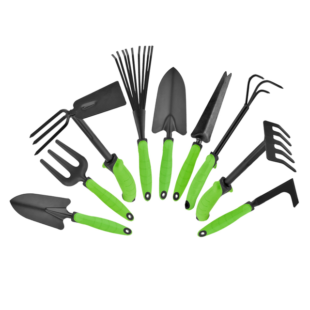 High Quality A3 Carbon Steel Head with Powder Coating Garden Tools Set