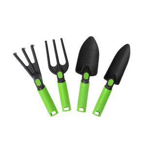 4-Piece Garden Hand Tool Set with Nylon Body & PVC Grip