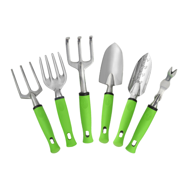 High Quality Aluminum head with polishing Garden Tools Set