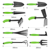 High Quality A3 Carbon Steel Head with Powder Coating Garden Tools Set