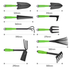 High Quality A3 Carbon Steel Head with Powder Coating Garden Tool Set